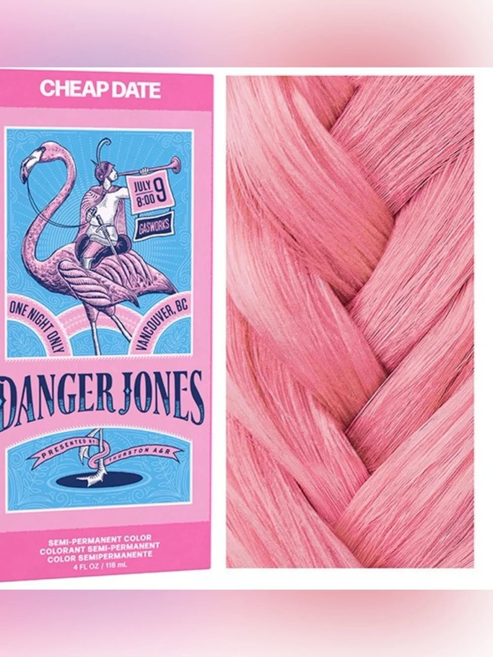 Danger Jones- Cheap Date Hair dye (2pack)